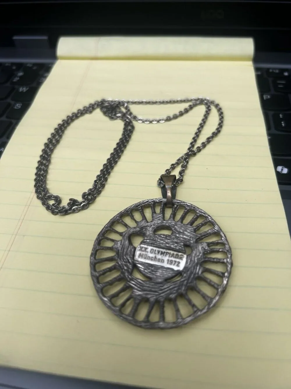 XX. Olympiade Munchen 1972 Necklace